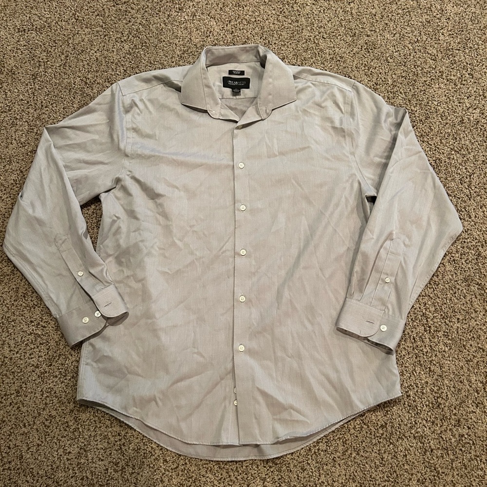 Kenneth Cole Light Gray Dress Shirt